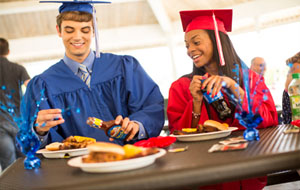 Catering Barbecue to graduations.